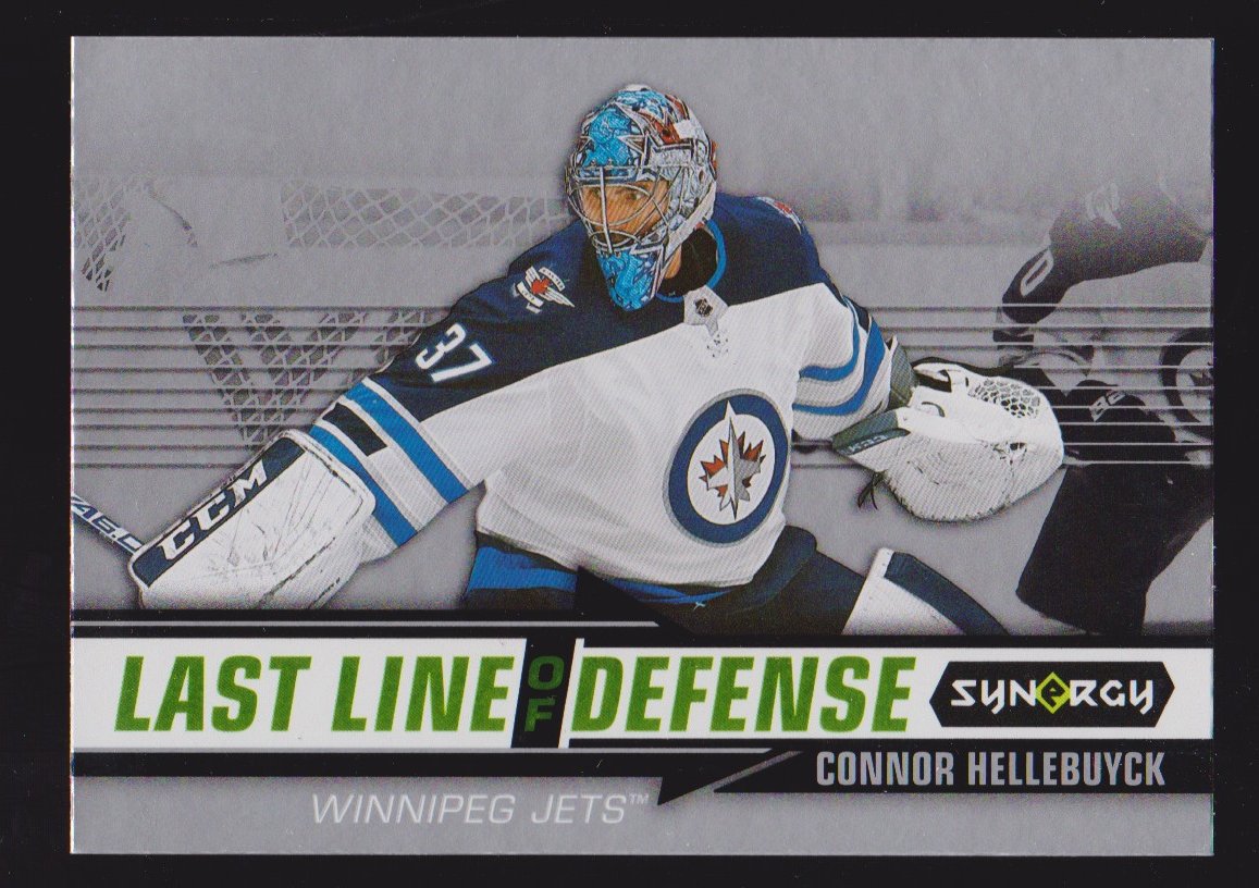 2018-19 Synergy Last Line Of Defense #LD3 Connor Hellebuyck (image for) 2018-19 Synergy Last Line Of Defense #LD3 Connor Hellebuyck